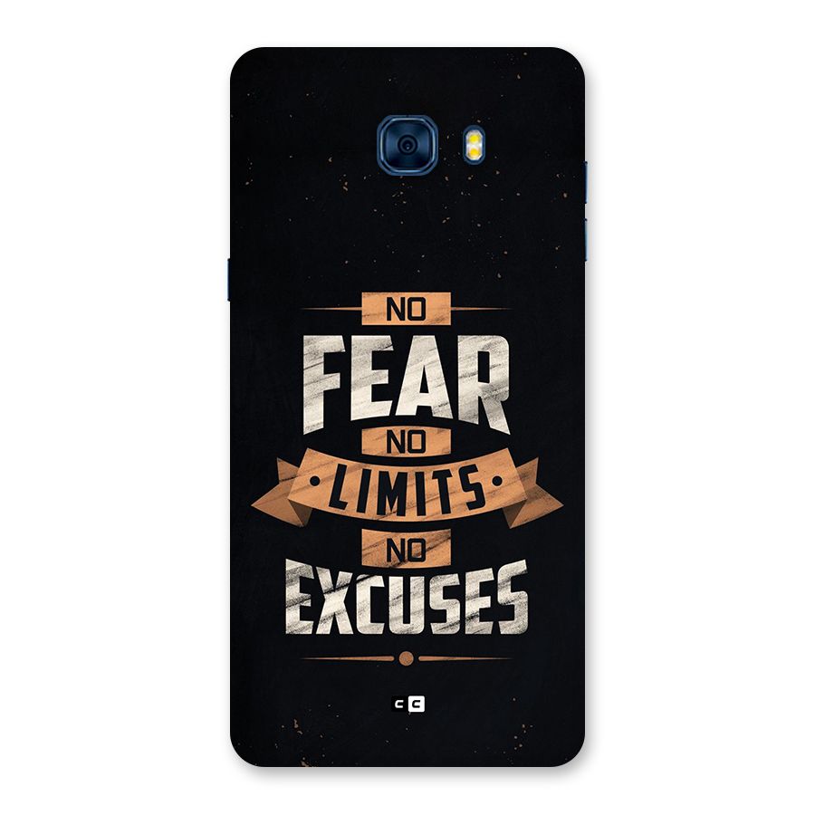 No Excuse Back Case for Galaxy C7 Pro