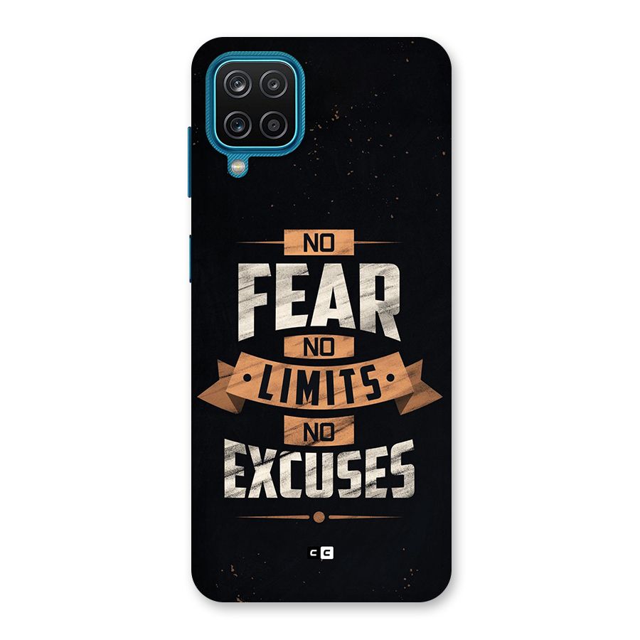 No Excuse Back Case for Galaxy F12