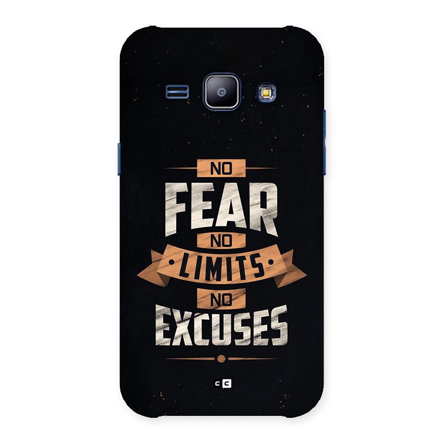 No Excuse Back Case for Galaxy J1
