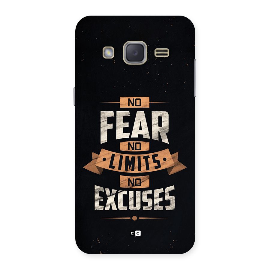 No Excuse Back Case for Galaxy J2