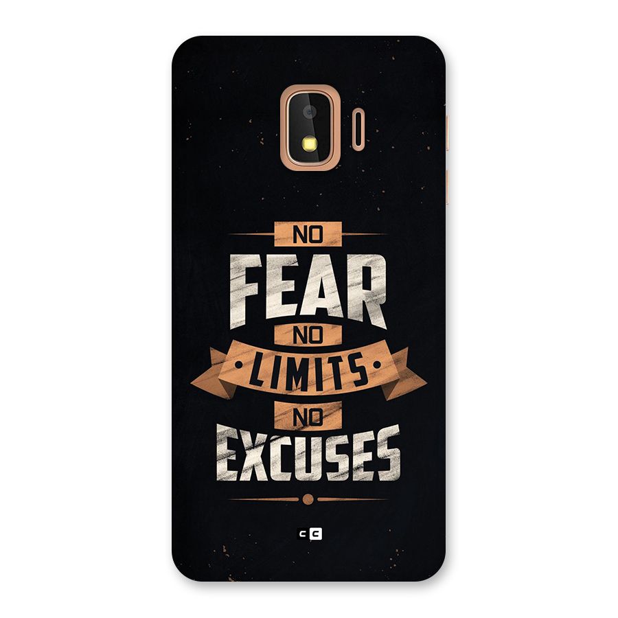 No Excuse Back Case for Galaxy J2 Core