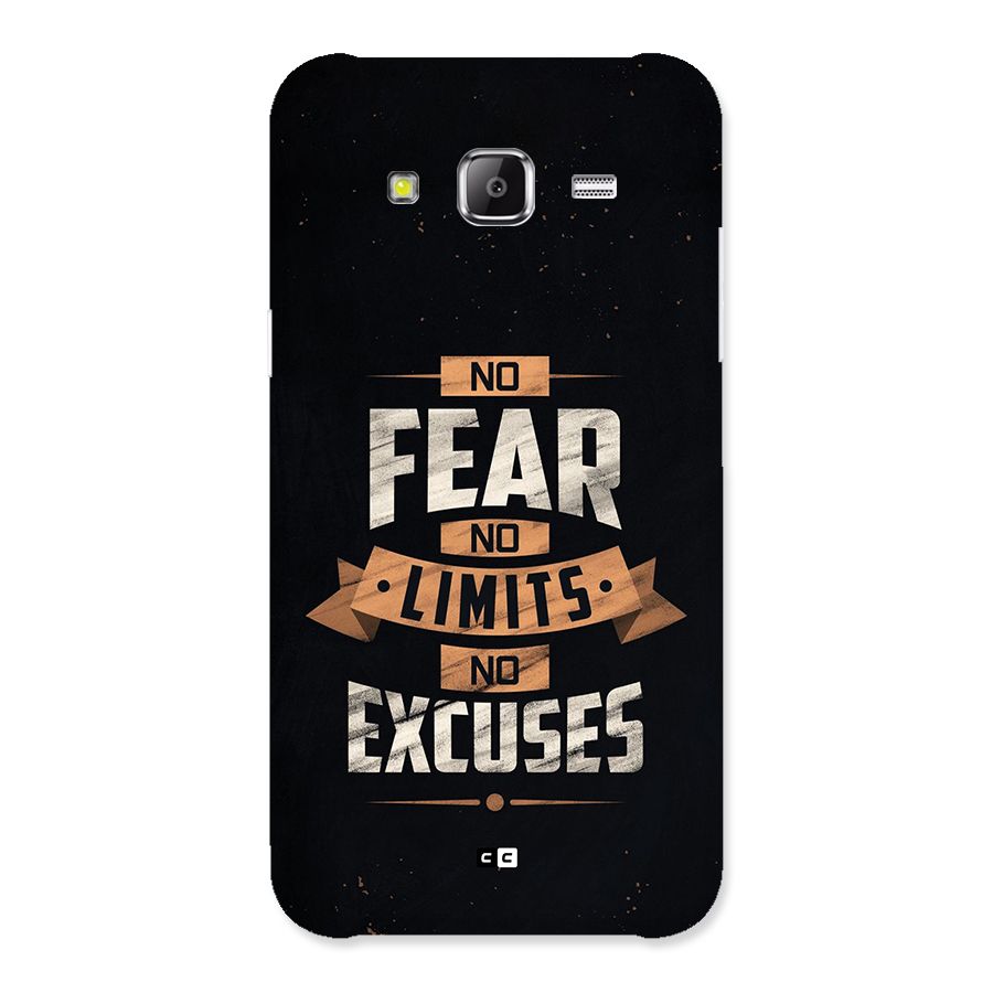 No Excuse Back Case for Galaxy J2 Prime