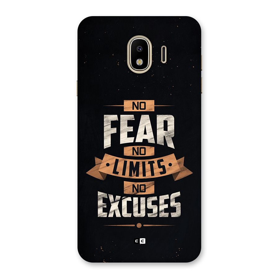 No Excuse Back Case for Galaxy J4