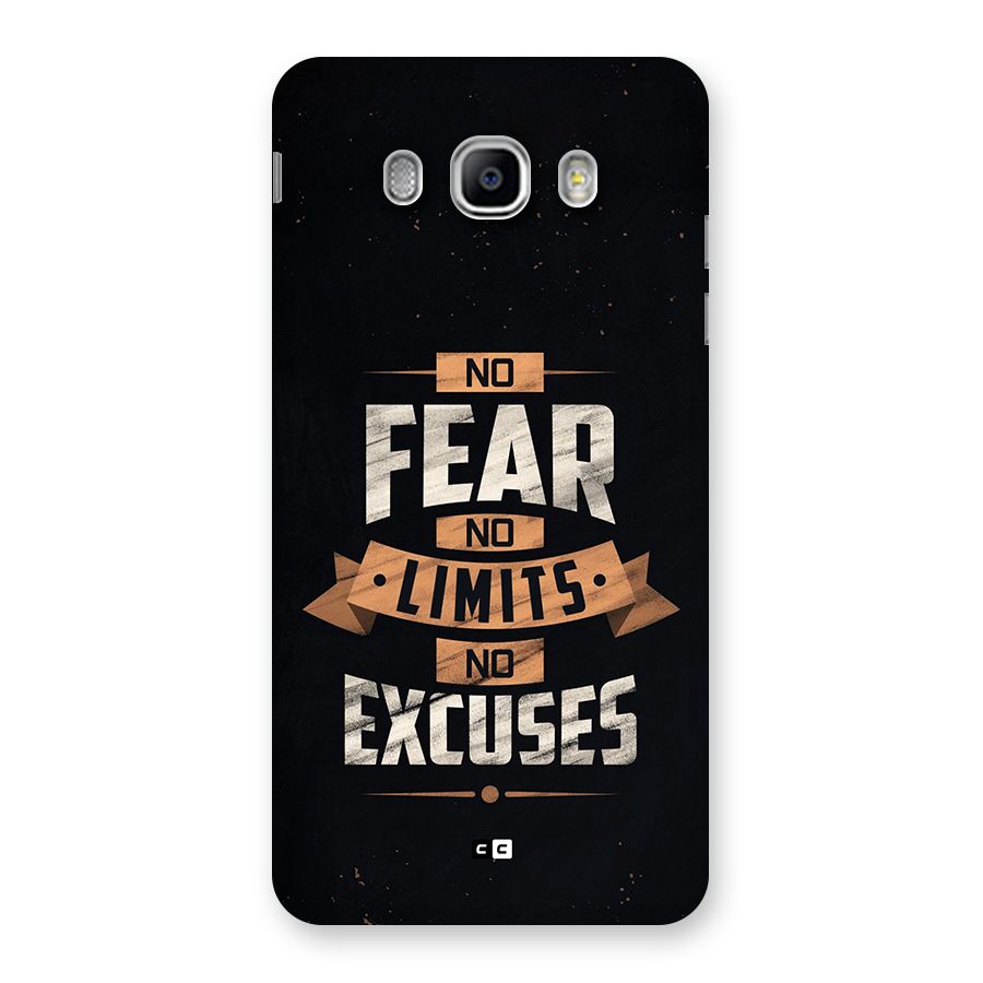 No Excuse Back Case for Galaxy J5 2016