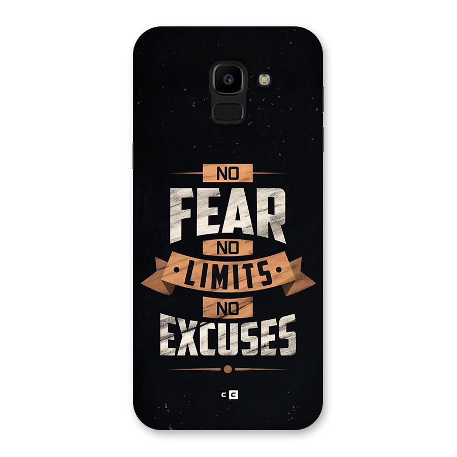 No Excuse Back Case for Galaxy J6