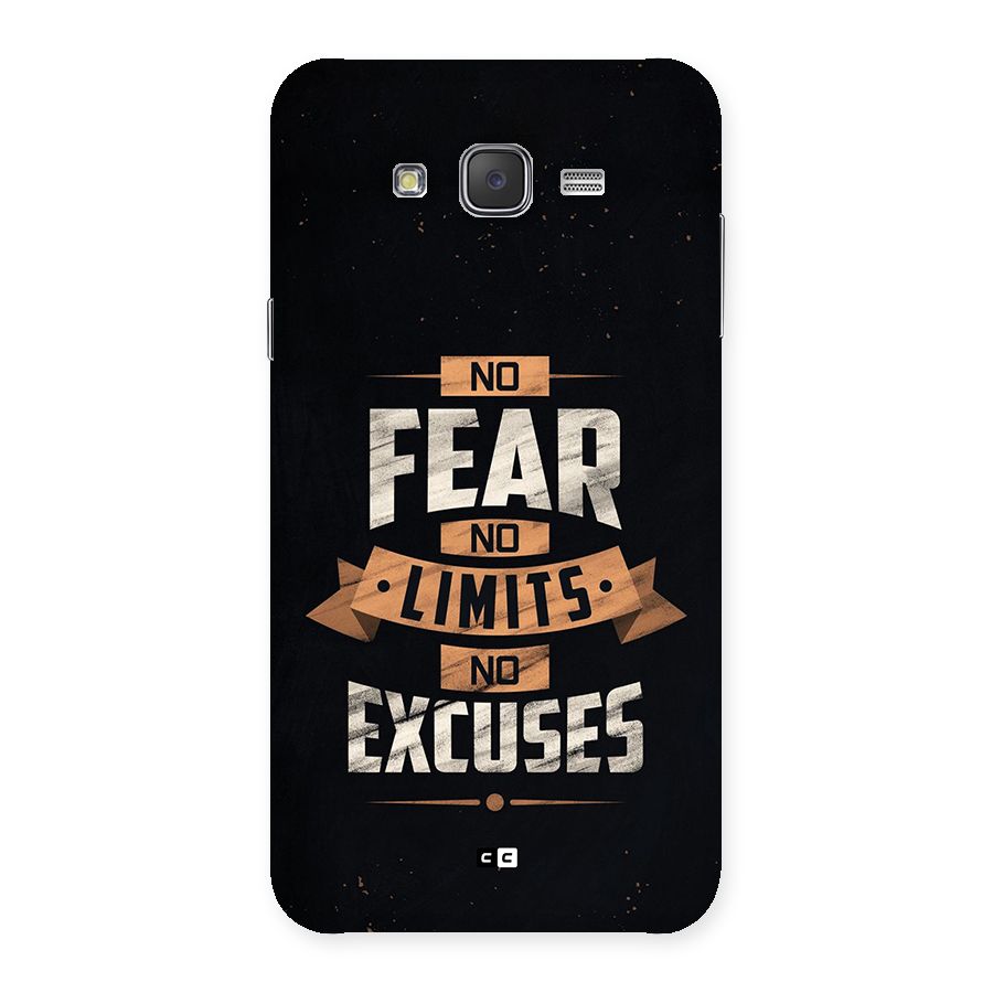 No Excuse Back Case for Galaxy J7