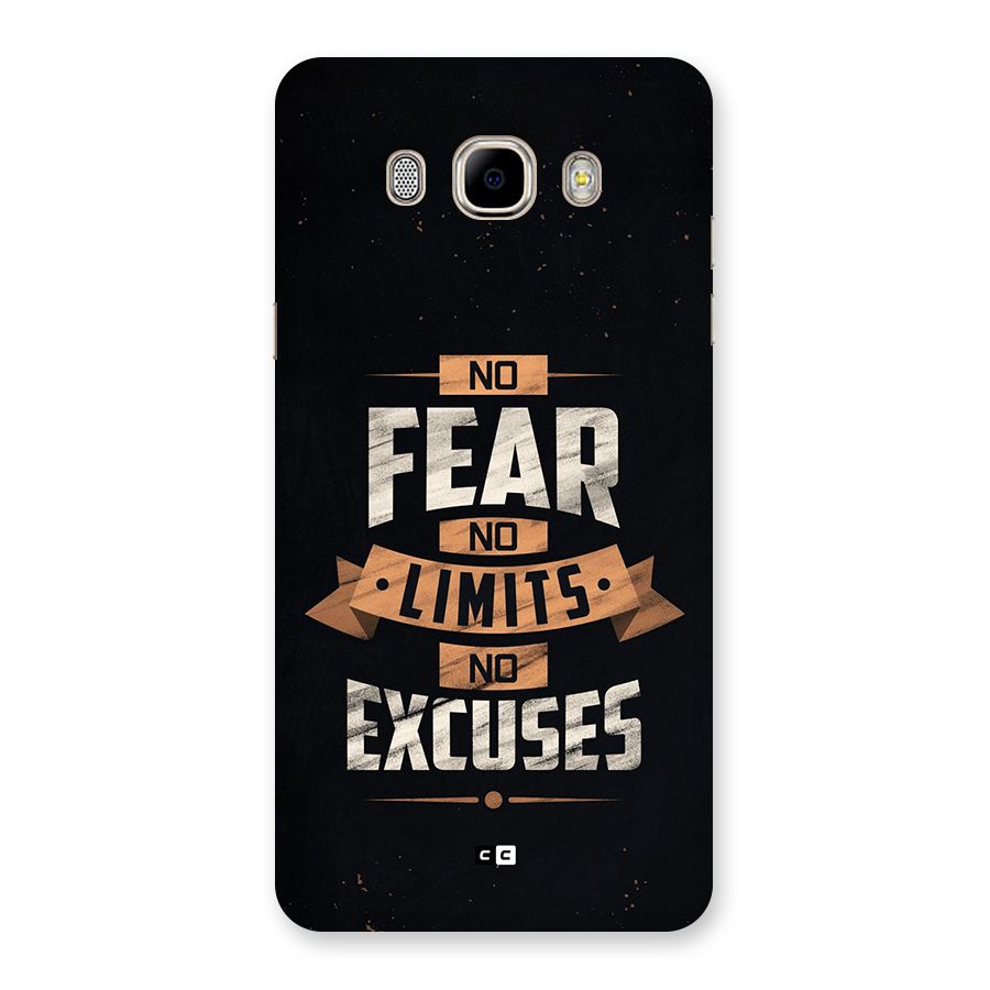 No Excuse Back Case for Galaxy J7 2016
