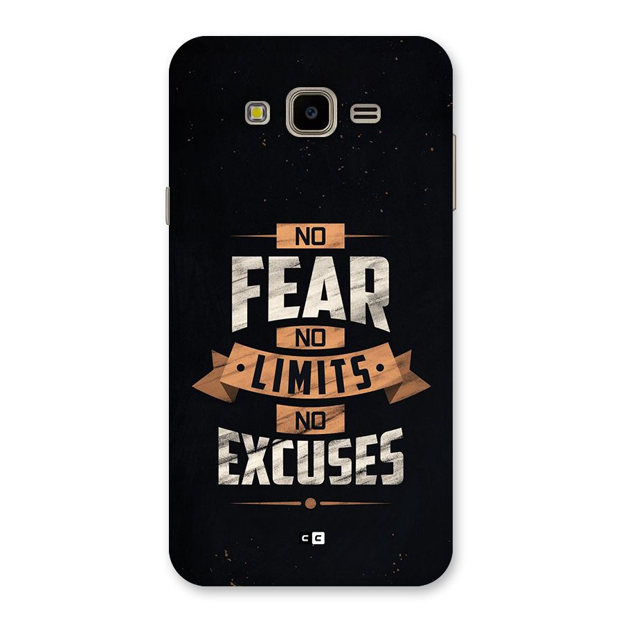 No Excuse Back Case for Galaxy J7 Nxt