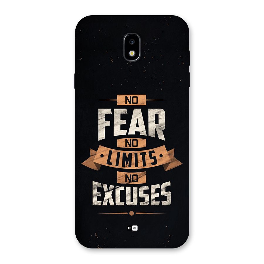 No Excuse Back Case for Galaxy J7 Pro