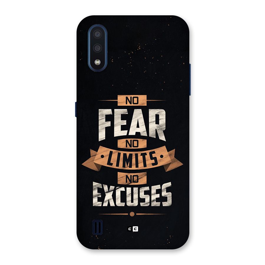 No Excuse Back Case for Galaxy M01