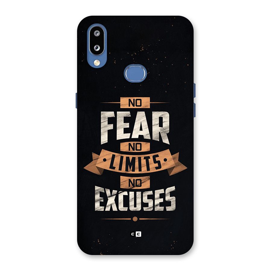 No Excuse Back Case for Galaxy M01s