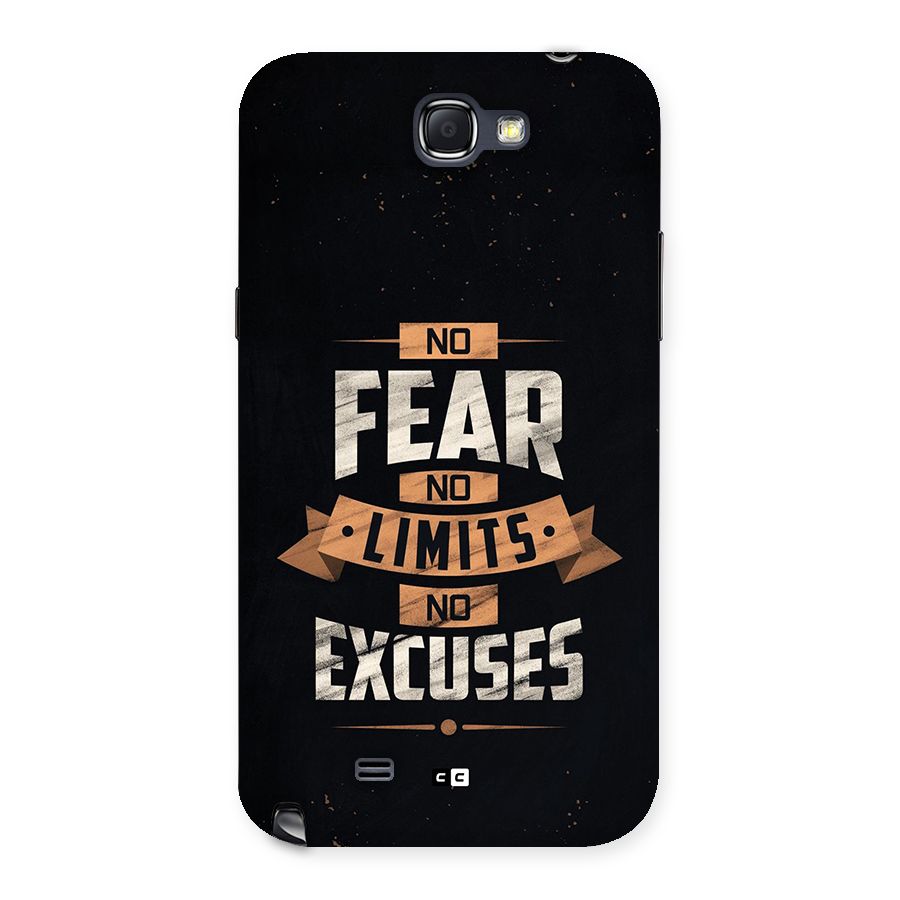 No Excuse Back Case for Galaxy Note 2