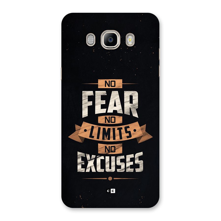 No Excuse Back Case for Galaxy On8