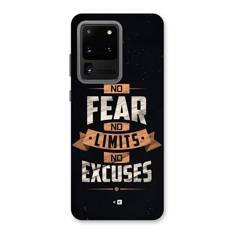 No Excuse Back Case for Galaxy S20 Ultra