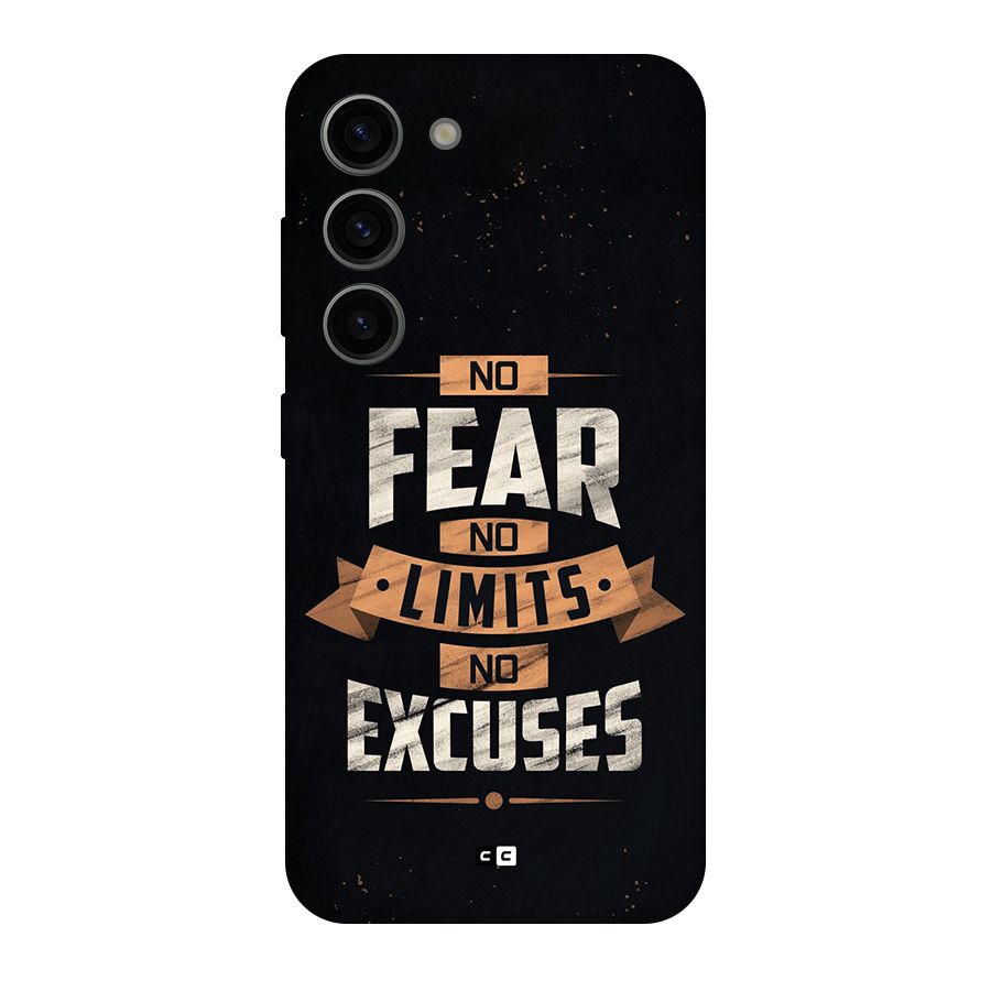 No Excuse Back Case for Galaxy S23