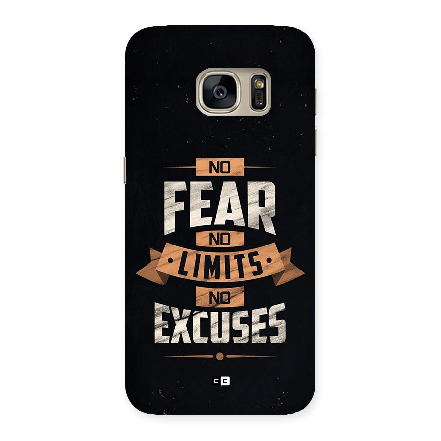 No Excuse Back Case for Galaxy S7