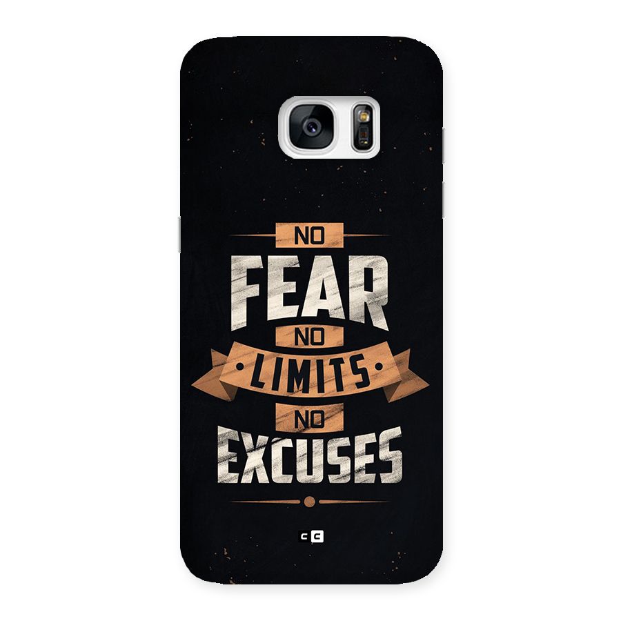 No Excuse Back Case for Galaxy S7 Edge