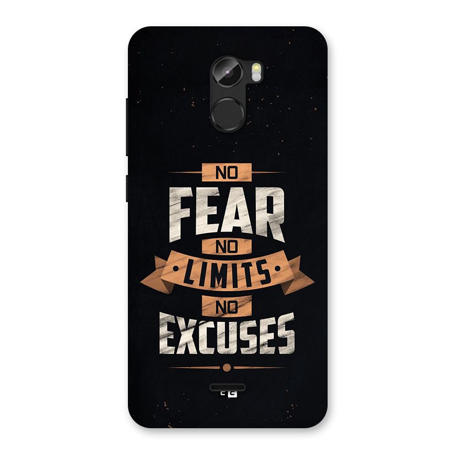 No Excuse Back Case for Gionee X1