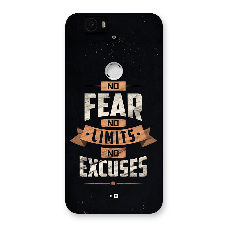 No Excuse Back Case for Google Nexus 6P