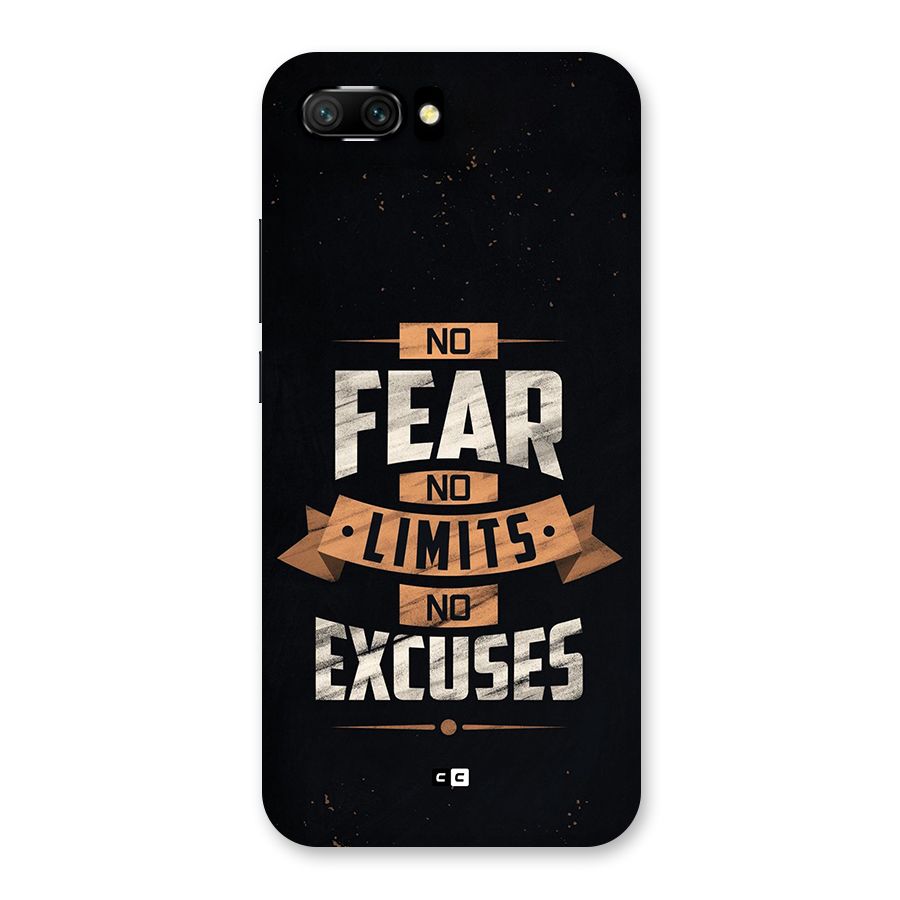 No Excuse Back Case for Honor 10