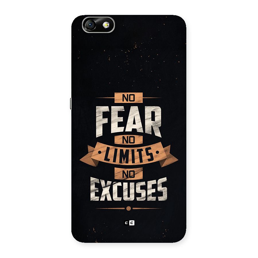 No Excuse Back Case for Honor 4X