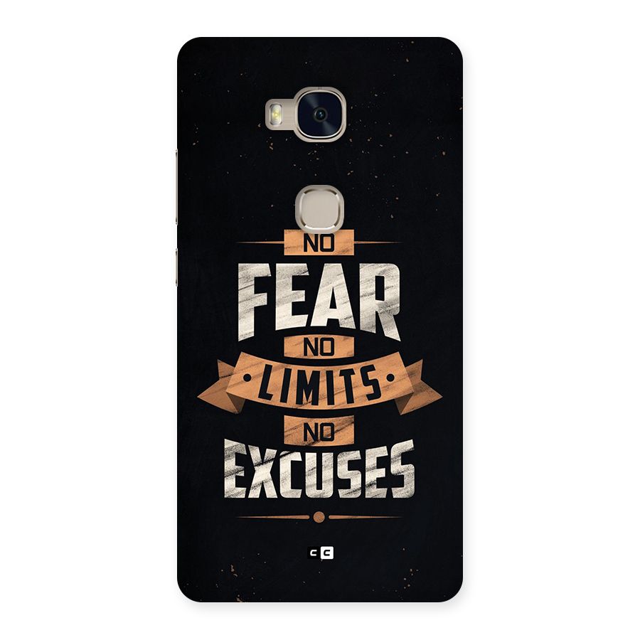 No Excuse Back Case for Honor 5X