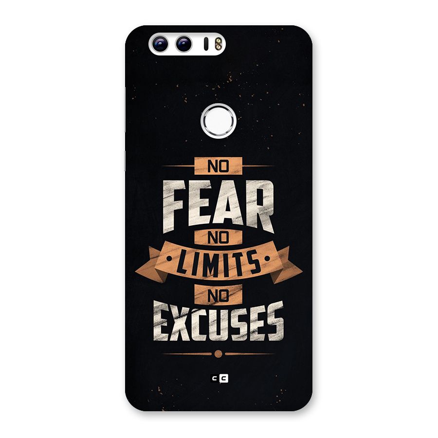 No Excuse Back Case for Honor 8