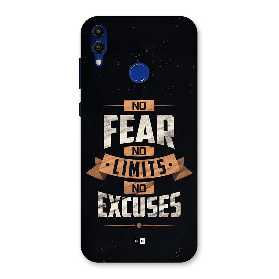 No Excuse Back Case for Honor 8C