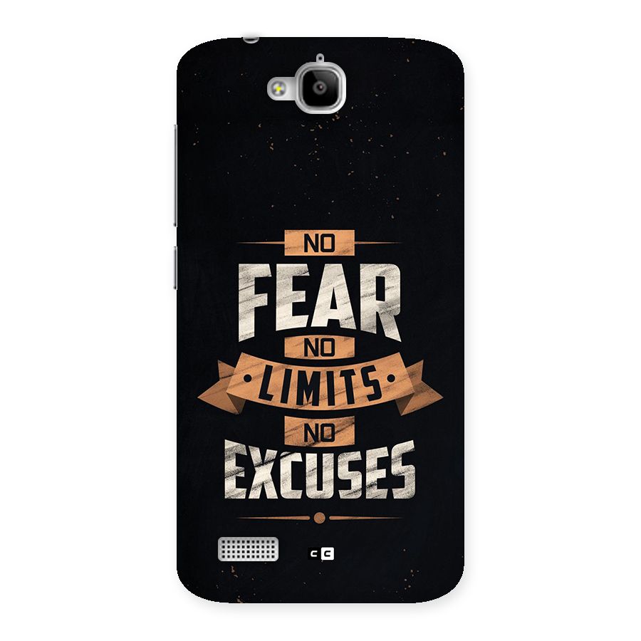 No Excuse Back Case for Honor Holly