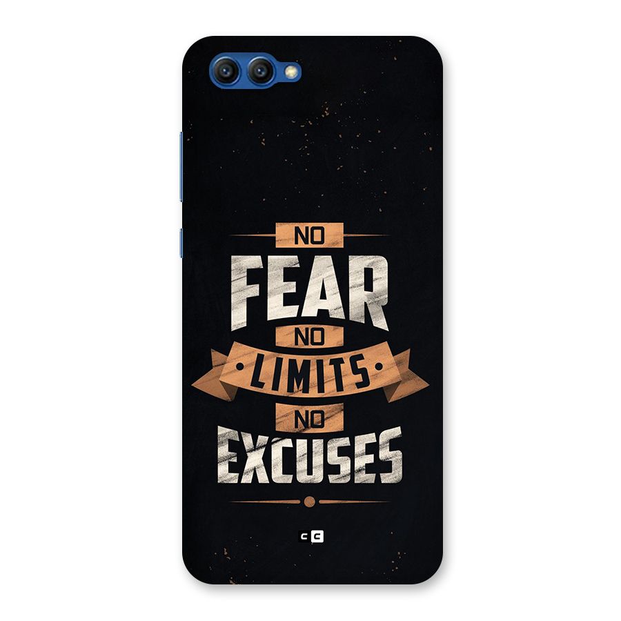 No Excuse Back Case for Honor View 10