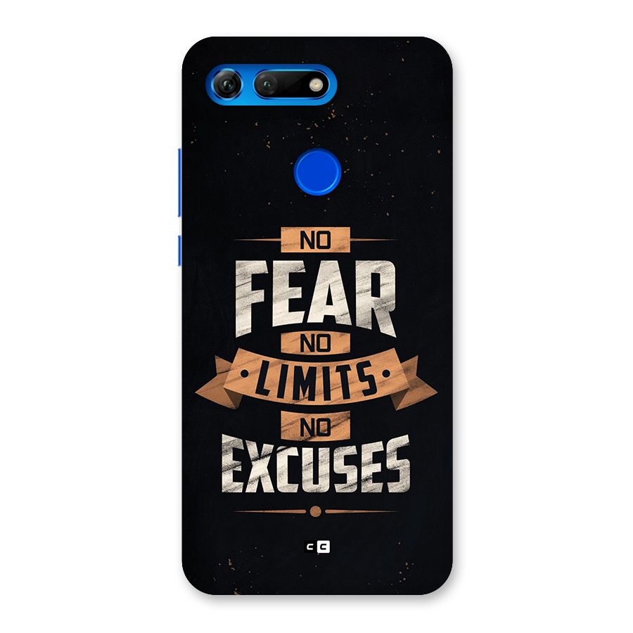 No Excuse Back Case for Honor View 20