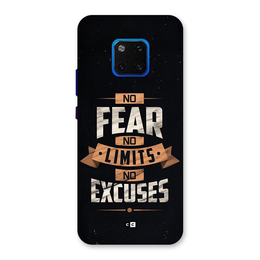 No Excuse Back Case for Huawei Mate 20 Pro