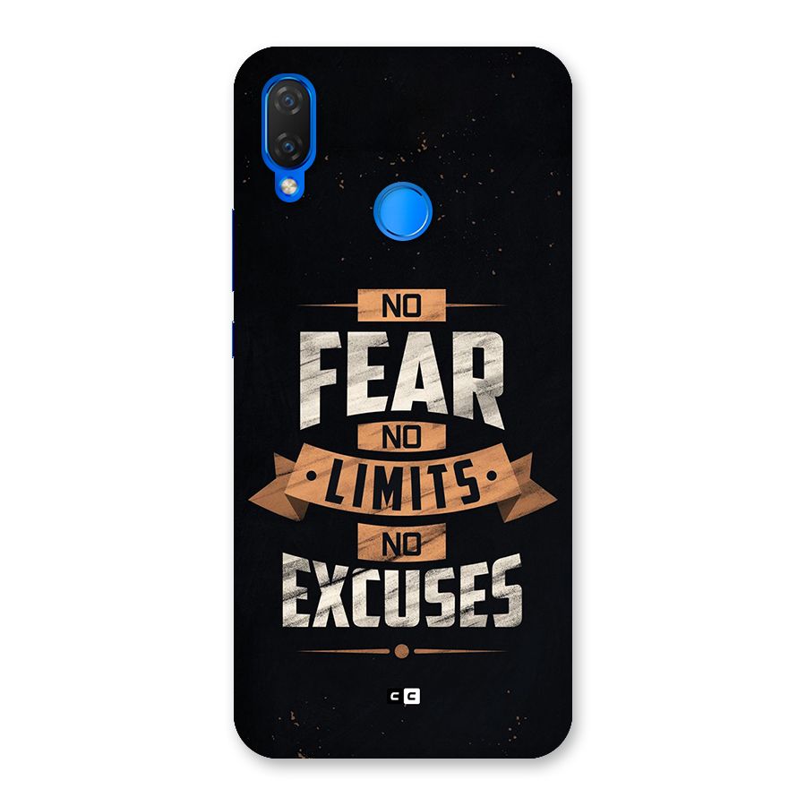 No Excuse Back Case for Huawei P Smart Plus
