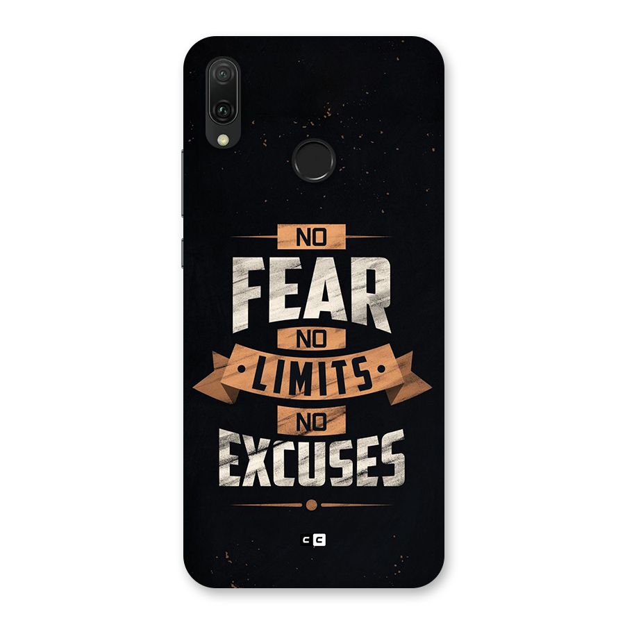 No Excuse Back Case for Huawei Y9 (2019)