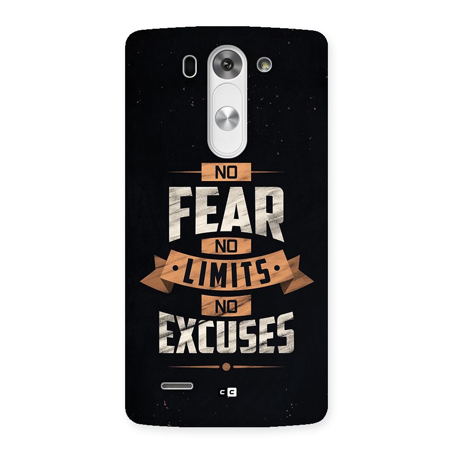 No Excuse Back Case for LG G3 Mini