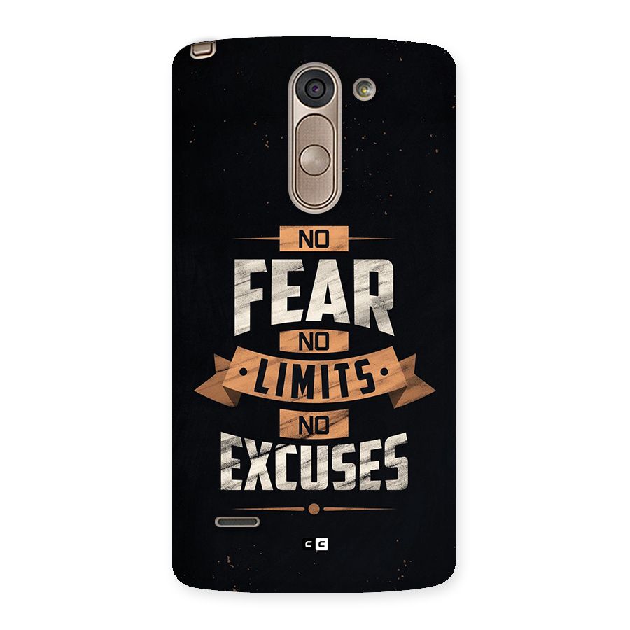 No Excuse Back Case for LG G3 Stylus