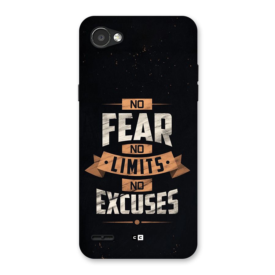 No Excuse Back Case for LG Q6