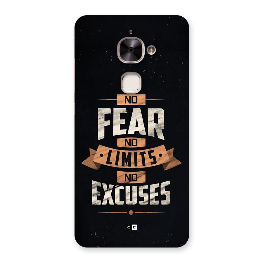 No Excuse Back Case for Le 2
