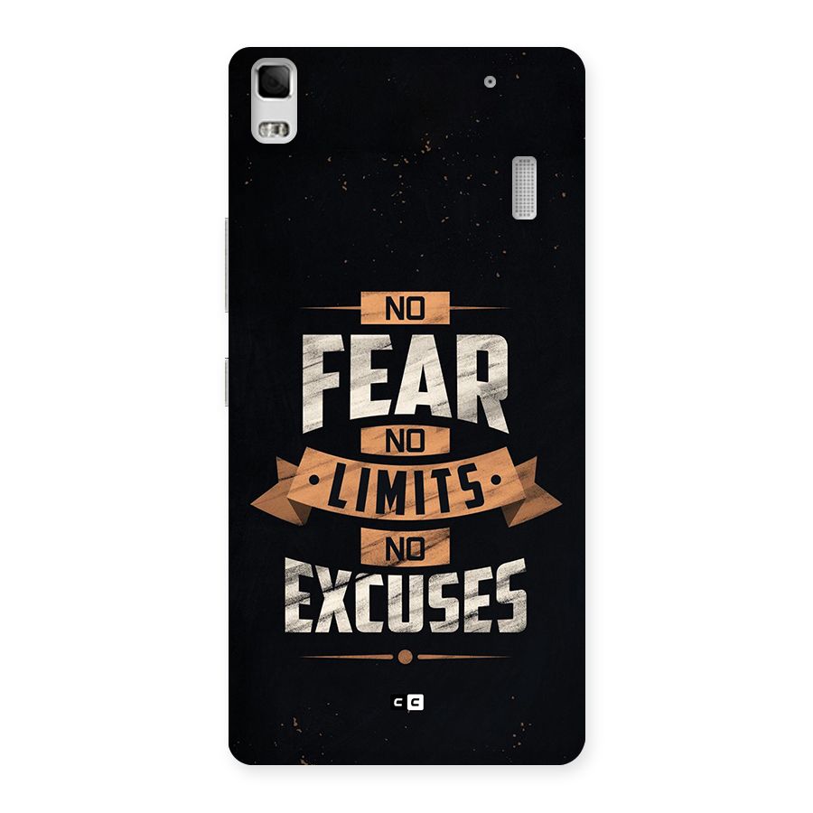 No Excuse Back Case for Lenovo A7000