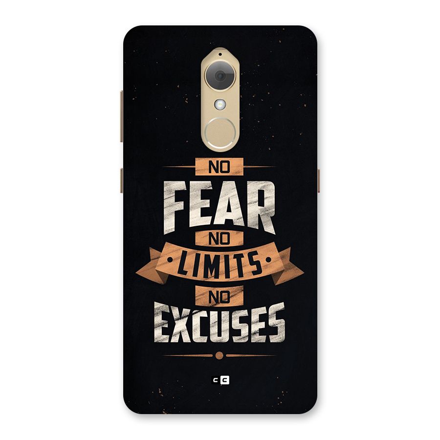 No Excuse Back Case for Lenovo K8
