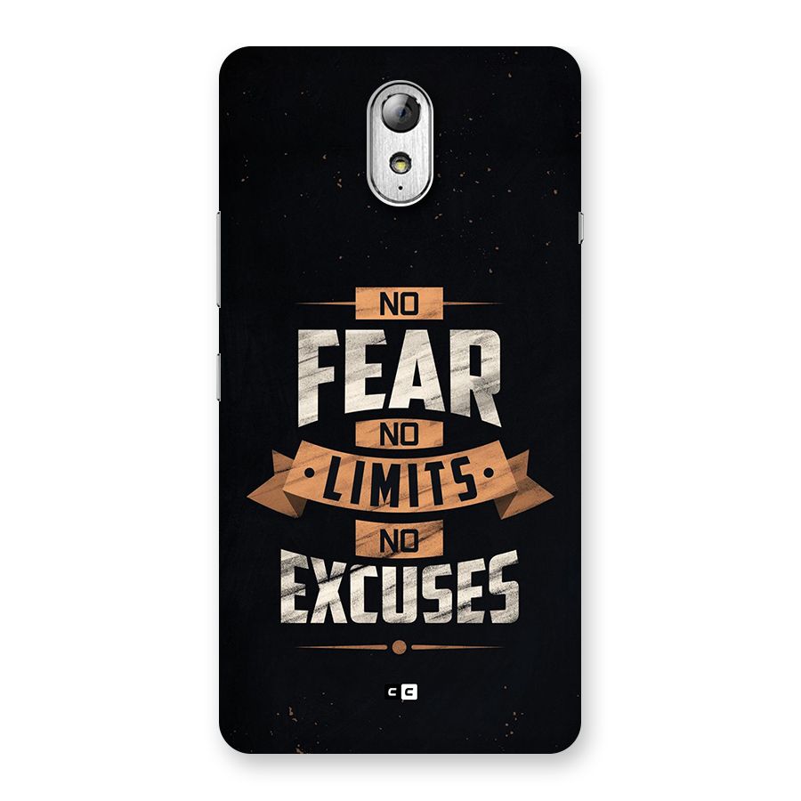 No Excuse Back Case for Lenovo Vibe P1M