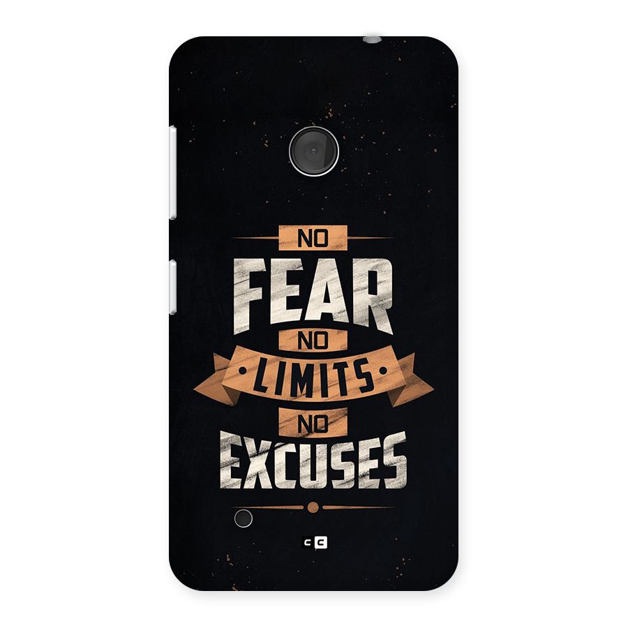 No Excuse Back Case for Lumia 530