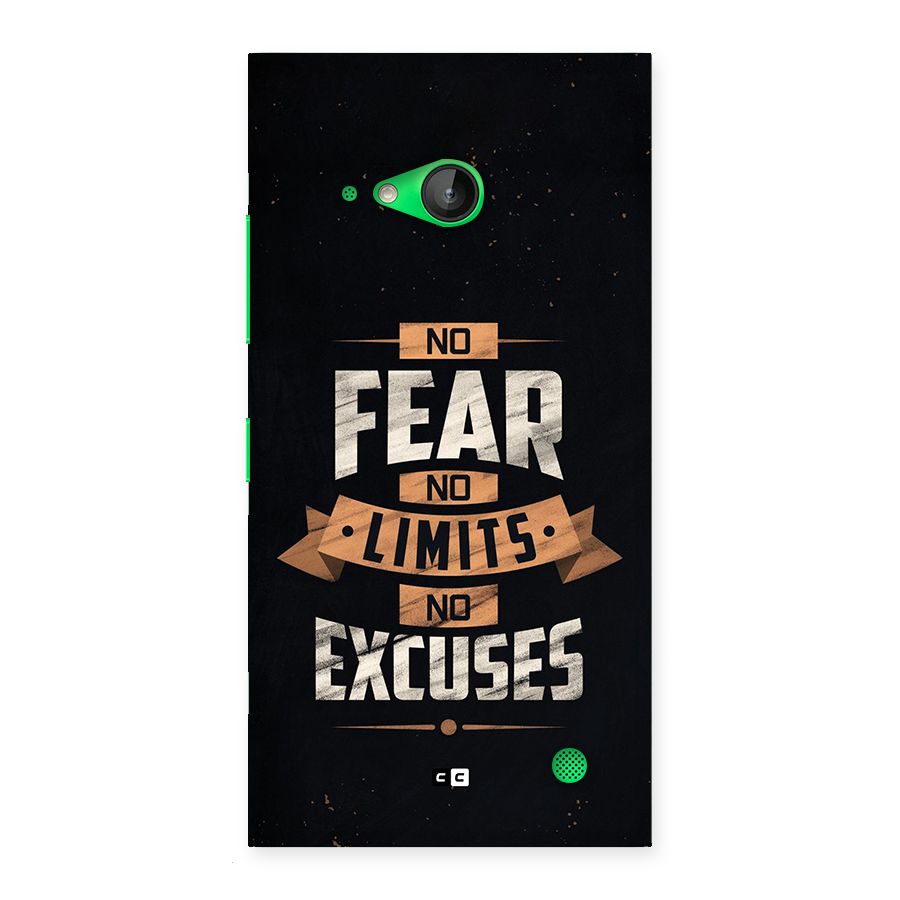 No Excuse Back Case for Lumia 730