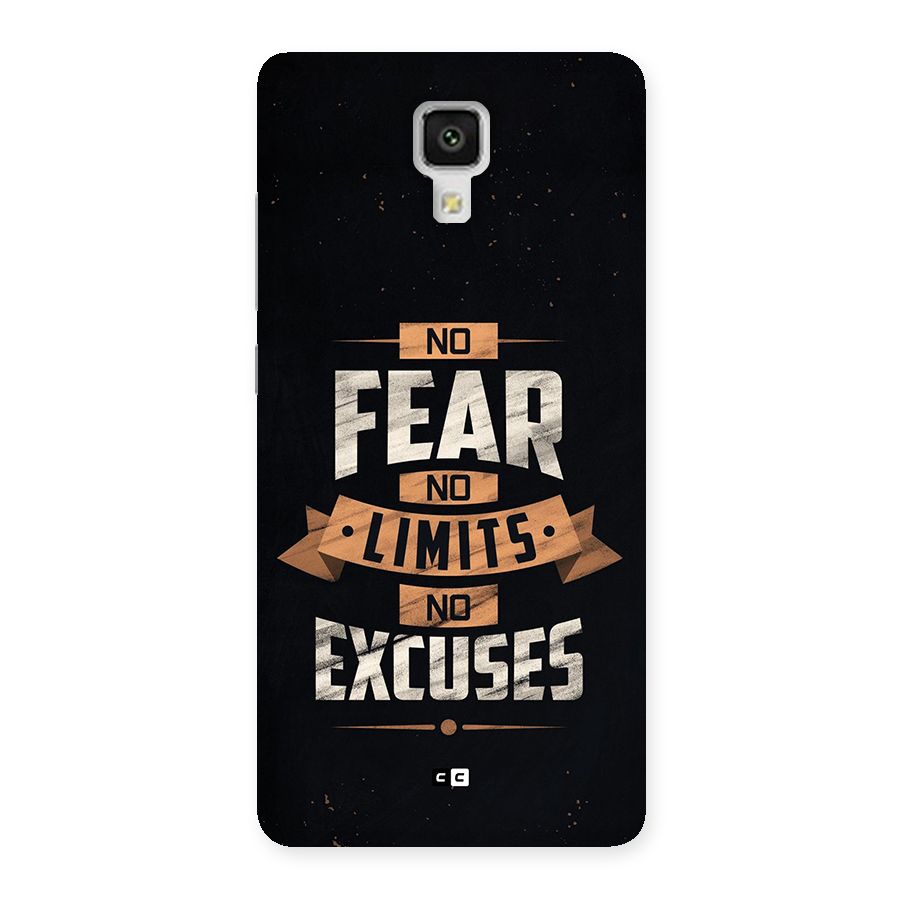 No Excuse Back Case for Mi4
