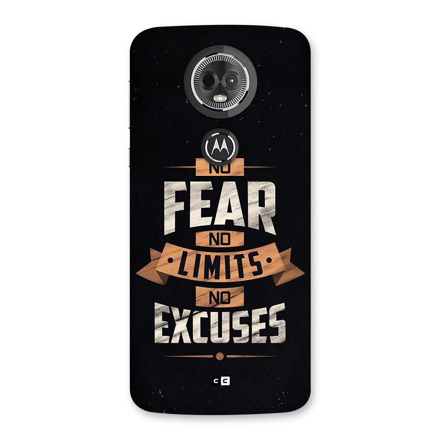 No Excuse Back Case for Moto E5 Plus