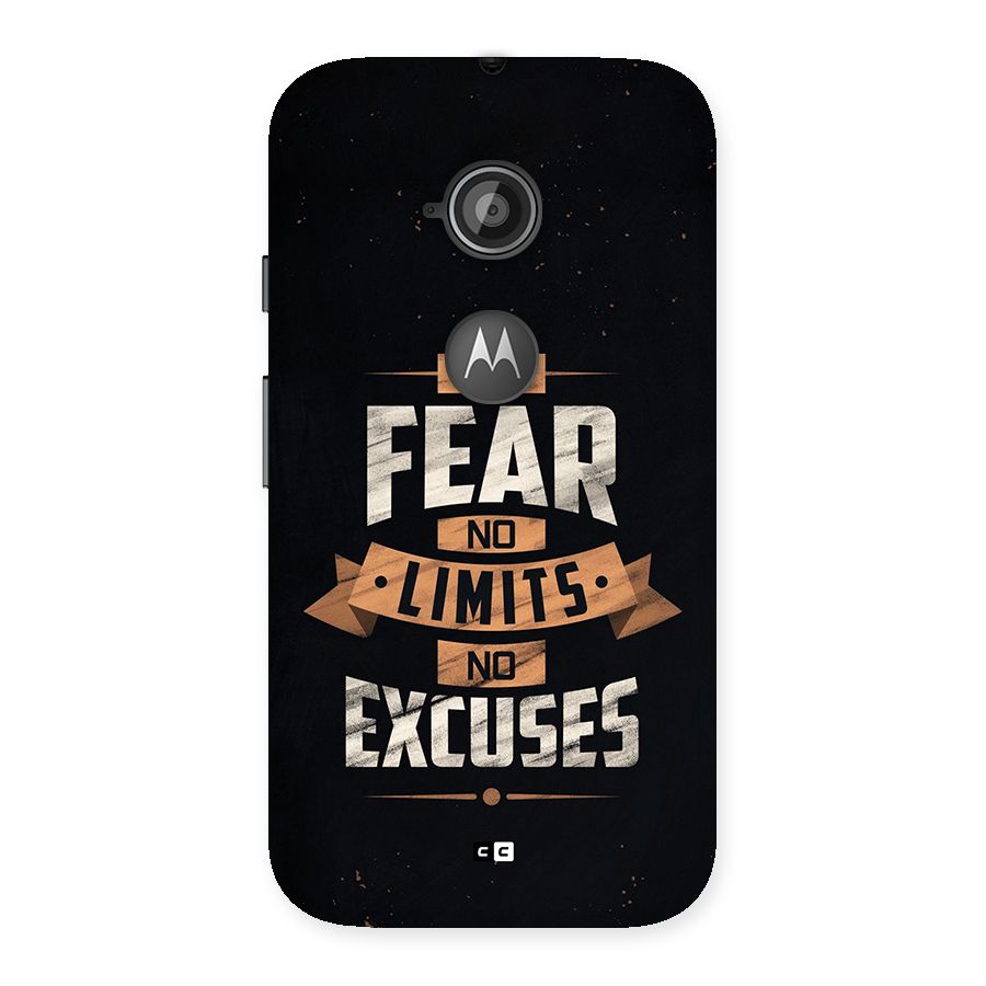 No Excuse Back Case for Moto E 2nd Gen