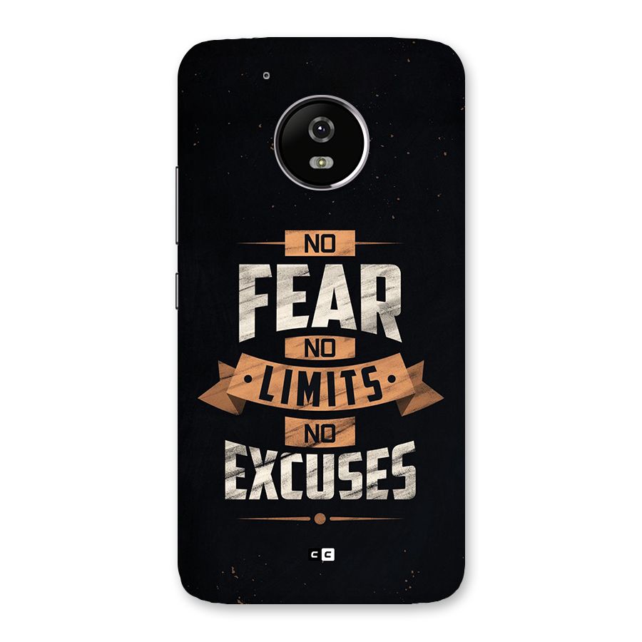No Excuse Back Case for Moto G5