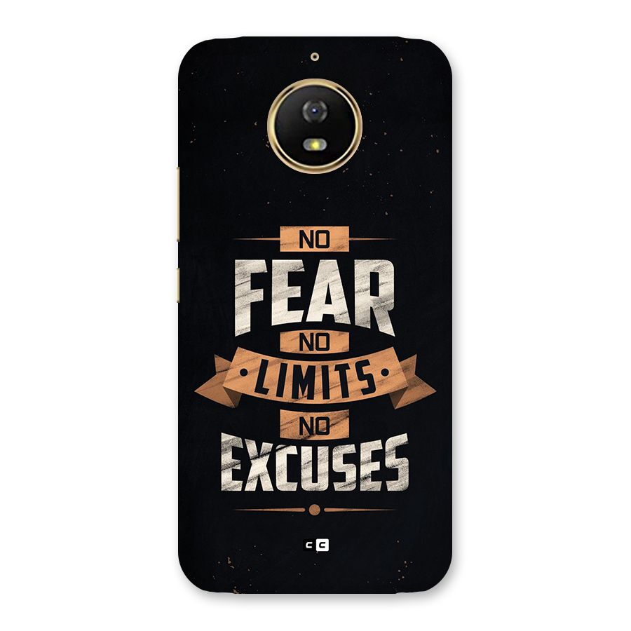 No Excuse Back Case for Moto G5s