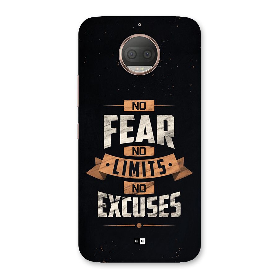 No Excuse Back Case for Moto G5s Plus