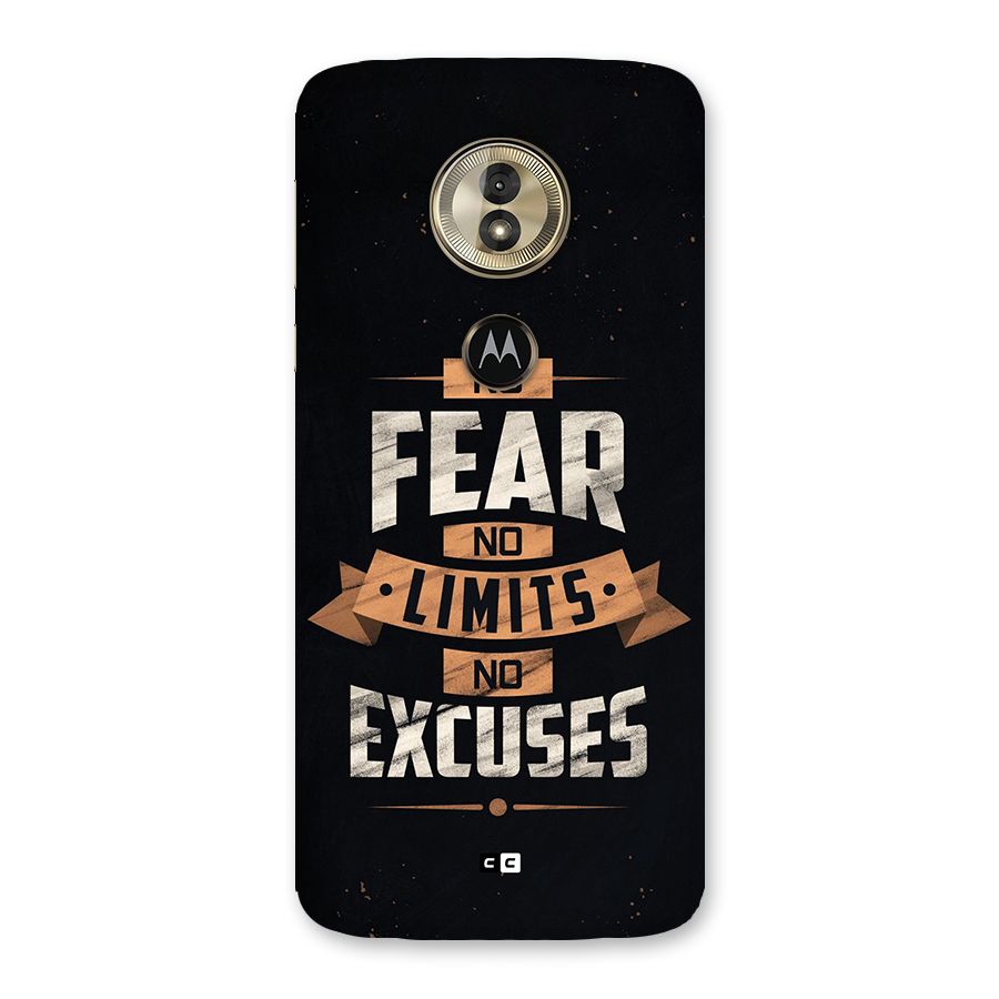No Excuse Back Case for Moto G6 Play